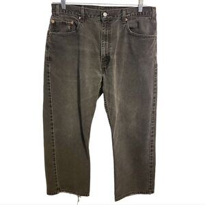 Levi's | Vintage Distressed Denim Cropped Straight Leg Jeans (Men's Waist 38)
